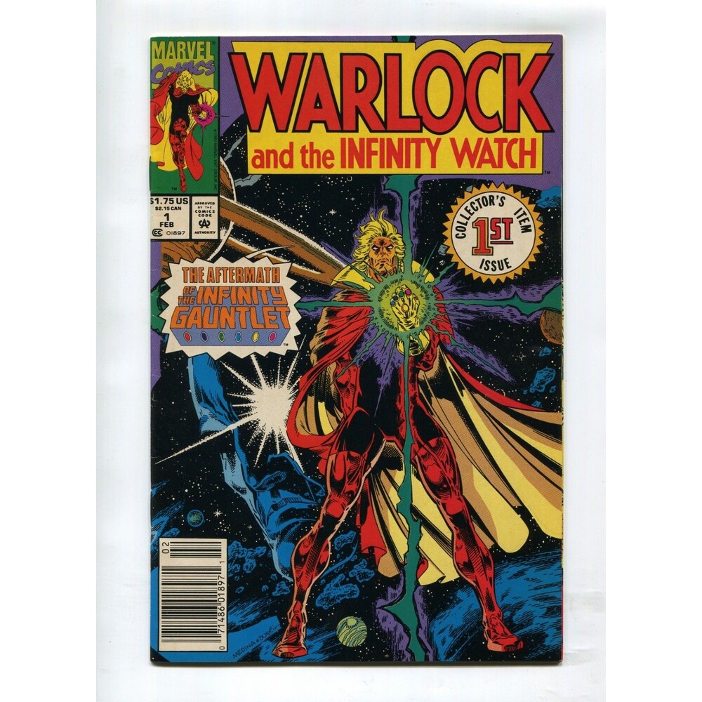 Warlock and the Infinity Watch #1 Marvel Comics 1992 Newsstand Comic Book